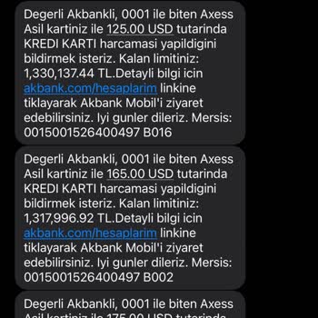 Akbank Axess Kartımdan İzinsiz Para Çekimleri Ve Yetersiz Destek