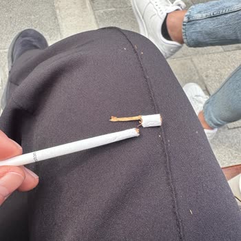 Sigara İçinde Odun Parçası Şoku