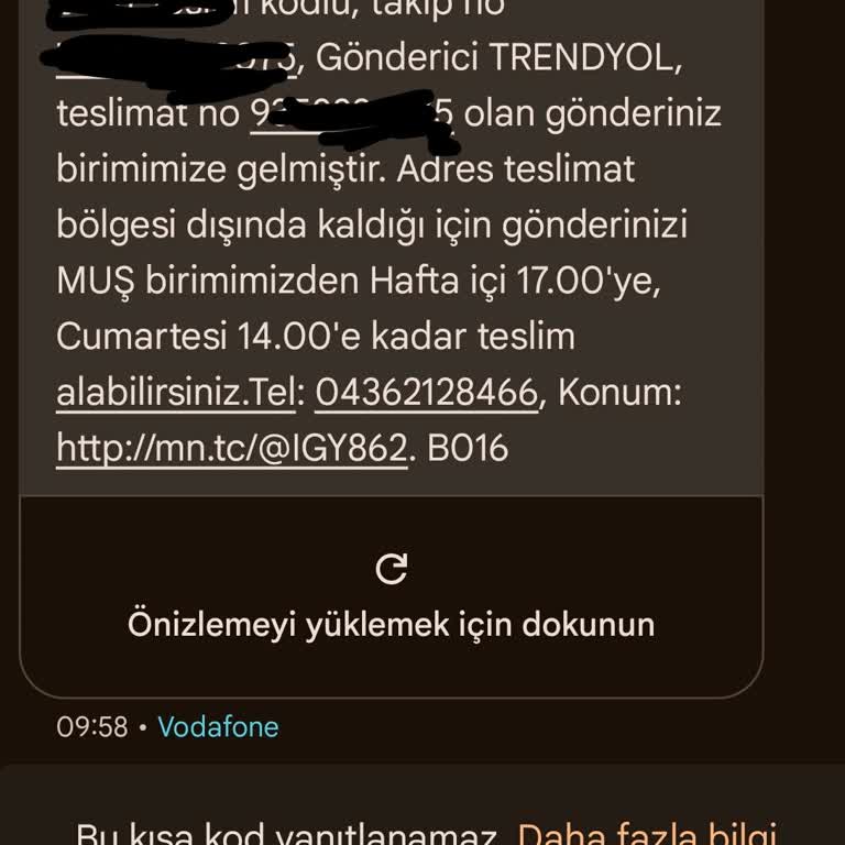Yanlış Teslimat Seçeneği Sorunu