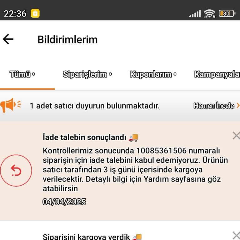 İade Sürecinde Mağduriyet Ve İletişim Sorunları