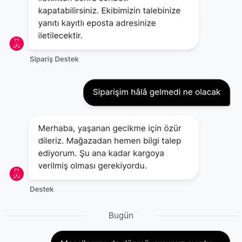 Kargoya Verilmeyen Elbise Ve İletişim Sorunları