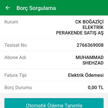 Kredi Kartımdan Bilgim Dışında Fatura Ödemesi Yapıldı