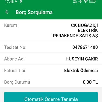 Kredi Kartımdan Bilgim Dışında Fatura Ödemesi Yapıldı