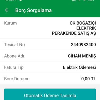 Kredi Kartımdan Bilgim Dışında Fatura Ödemesi Yapıldı