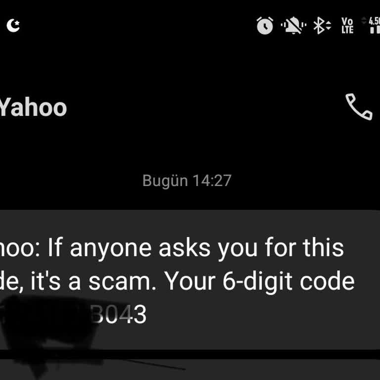 Yanlış SMS Doğrulama Kodu Endişesi