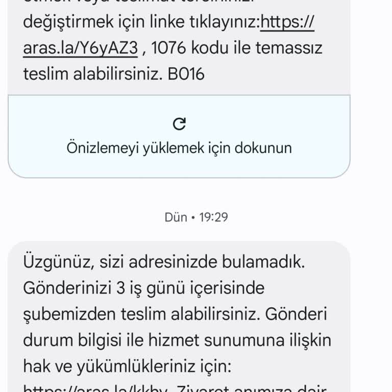 Evde Olduğum Halde Teslim Edilemeyen Kargo Sorunu