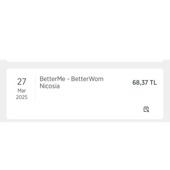 Betterme Onaysız İşlemle Kesilen Ücret Şoku
