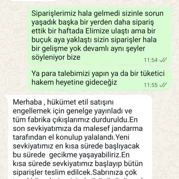 Etil Alkol Siparişi Kabusu: Ne Ürün Var Ne İade!