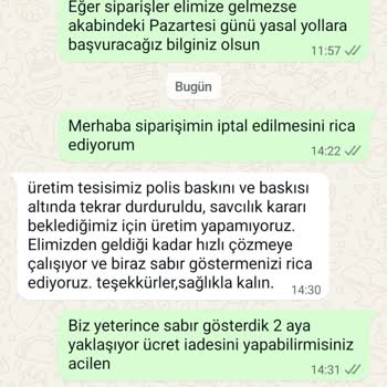 Etil Alkol Siparişi Kabusu: Ne Ürün Var Ne İade!