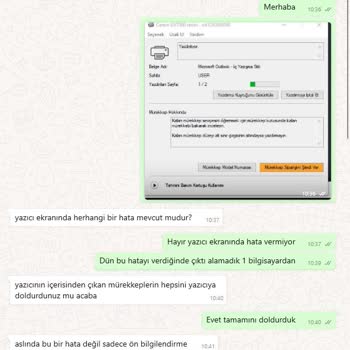 Canon Yazıcı İade Sürecinde Yaşanan Sorunlar