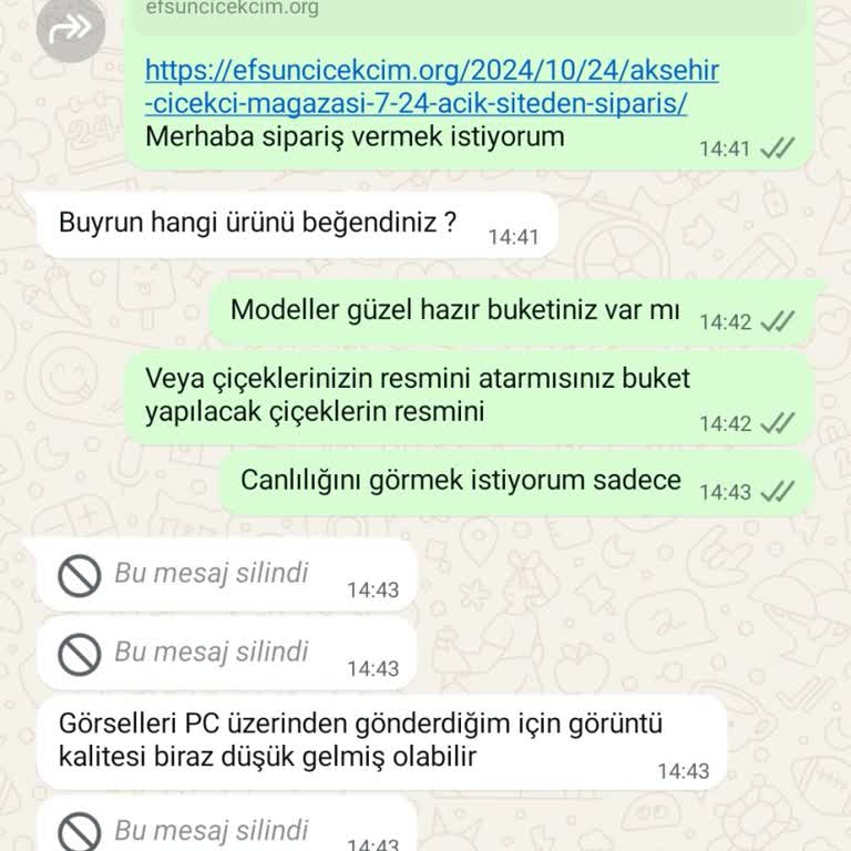 Ödeme Yapıldı, Çiçek Teslim Edilmedi