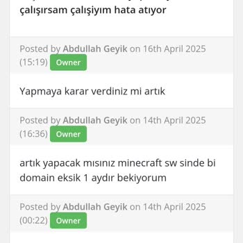 Domain Ve Hosting Hizmetinde Büyük Sorun