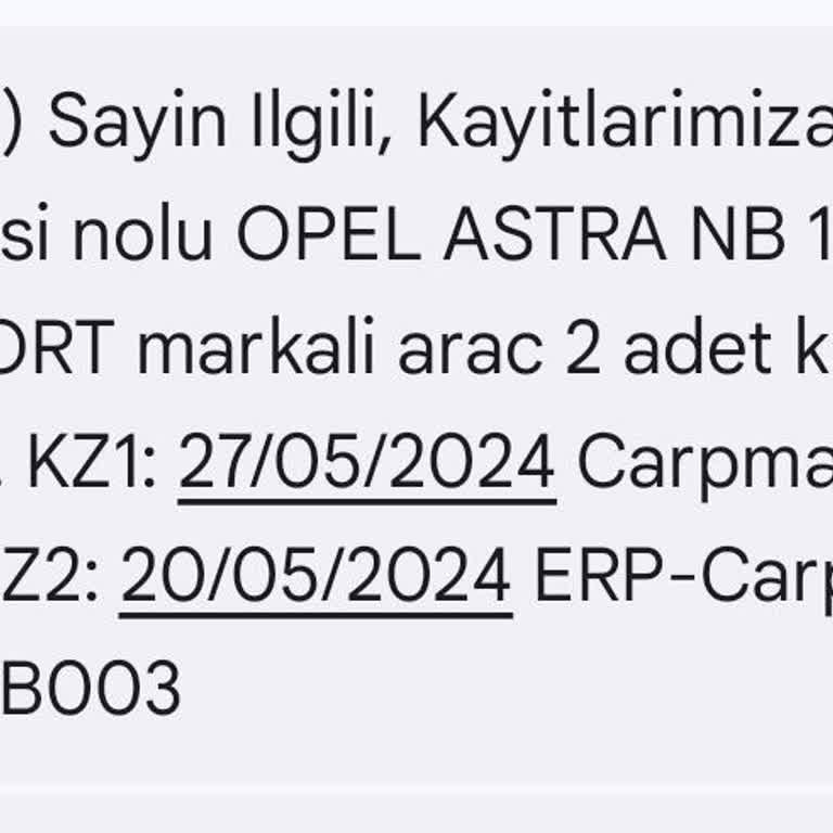 Ray Sigorta İle Tramer Sorunu Ve Yanlış Hasar Kaydı