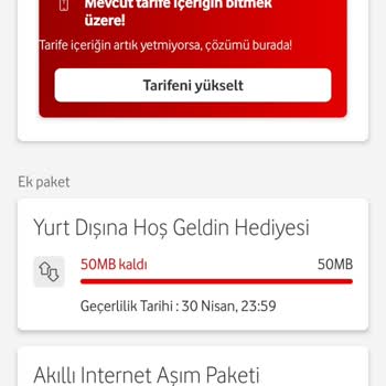 Tarife Durma Özelliği Sorunu Ve Ücret İadesi Talebi