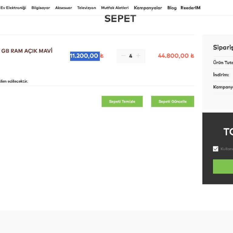 Reeder'dan Mağaza Ve İnternet Fiyat Farkı Şoku
