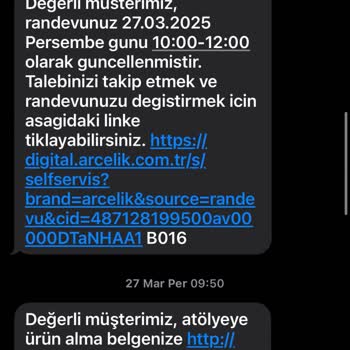 Arçelik Stokta Olmayan Ürün İçin Bekletiliyorum