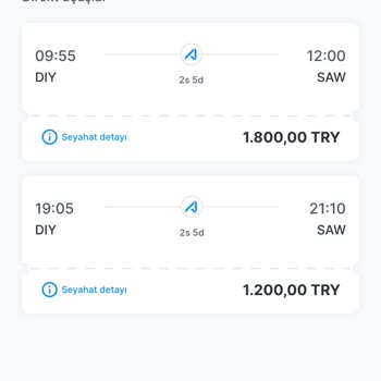 Bilet Fiyatlarındaki Ani Düşüş Ve Geri Dönüş Eksikliği