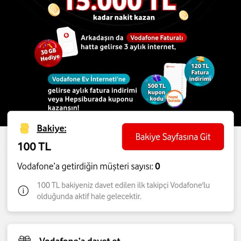 Vodafone'un Yanıltıcı Kampanyası: Link At Kazan Ama Kazanma!