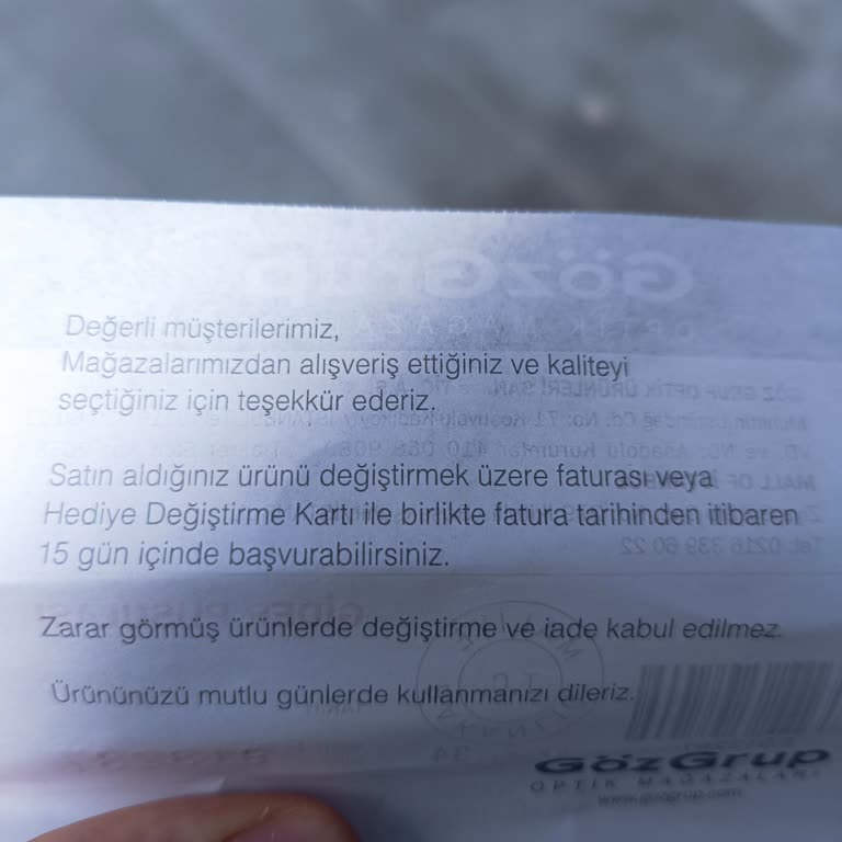 Değişim Hakkım Engellendi: Gözlük Sorunu Çözülmedi