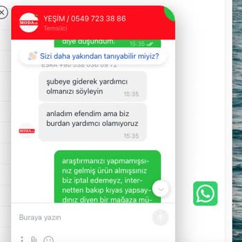 Fiyat Farkı Ve İptal Talebine Saygısız Yanıt