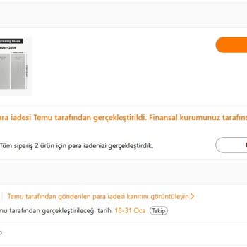İptal Edilen Siparişin Para İadesi Hâlâ Bekleniyor