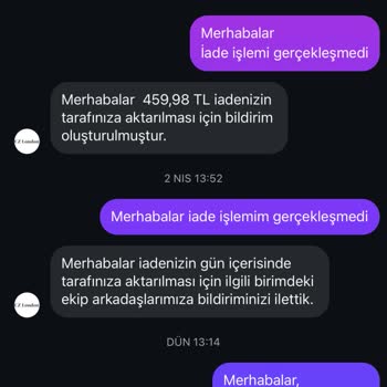Ücret İadesi İçin 66 Gündür Bekletiliyorum!