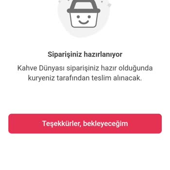 Kahve Dünyası Siparişim Hâlâ Ulaşmadı