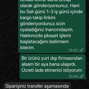 Termos Türkiye'de Teslim Edilmeyen Ürün Ve İade Sorunu