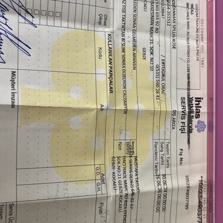 İhlas Aura Cleanmax: Hayal Kırıklığı Ve Müşteri Hizmetleri Sorunu