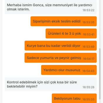 Macro Center Kadıköy'de Eksik Sipariş Ve Yetersiz Hizmet