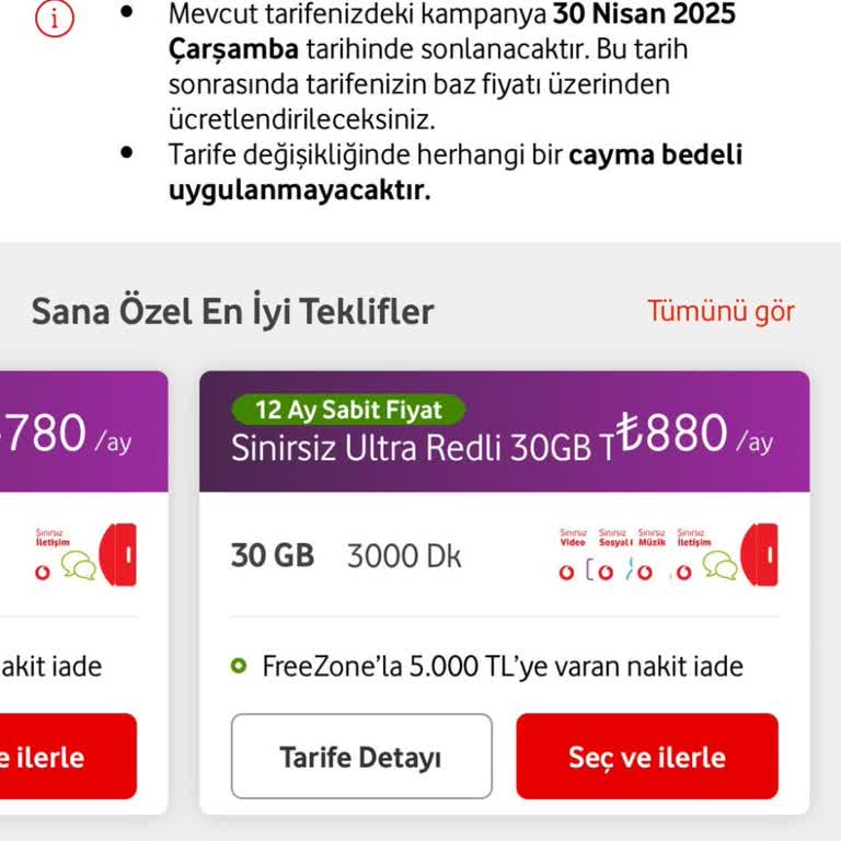 Fahiş Zam: Red'li Ultra Sınırsız Tarifesinde %125 Artış