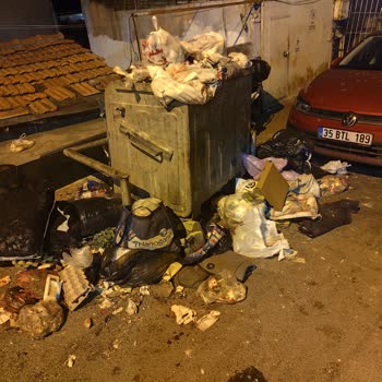 Çöpler Alınmıyor, Mahalle Pislik İçinde