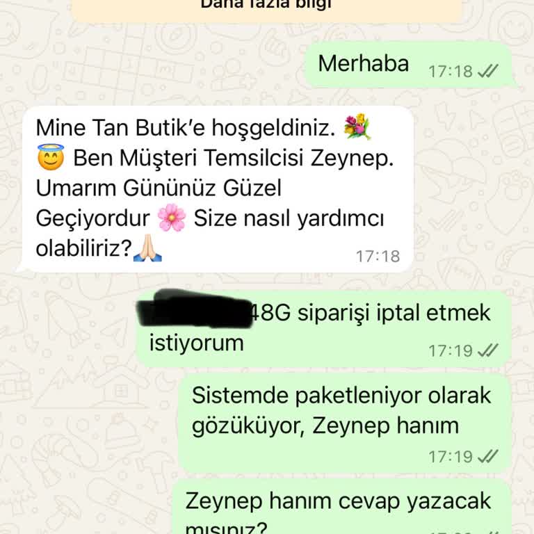 Sipariş İletişimsizliği Ve İptal Sorunu