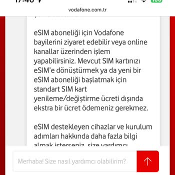 E-Sim Kart Değişikliği Ücretine İtiraz
