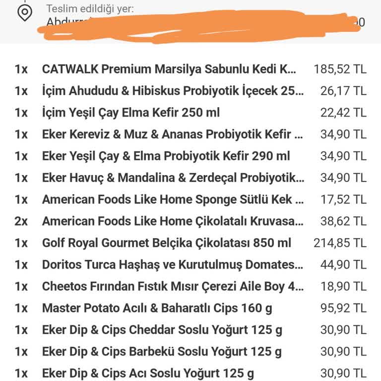 Teslim Edilmeyen Sipariş Ve Yanıltıcı Sistem Bildirimi
