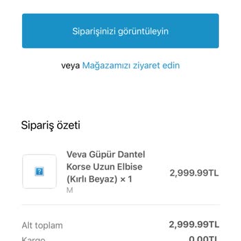 Kargoda Yanlış Ürün Ve İlgisiz Hizmet