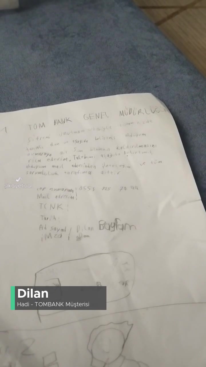 Hadi - Tombank Sim Kart Bloke Sorunu! videonun kapak resmi