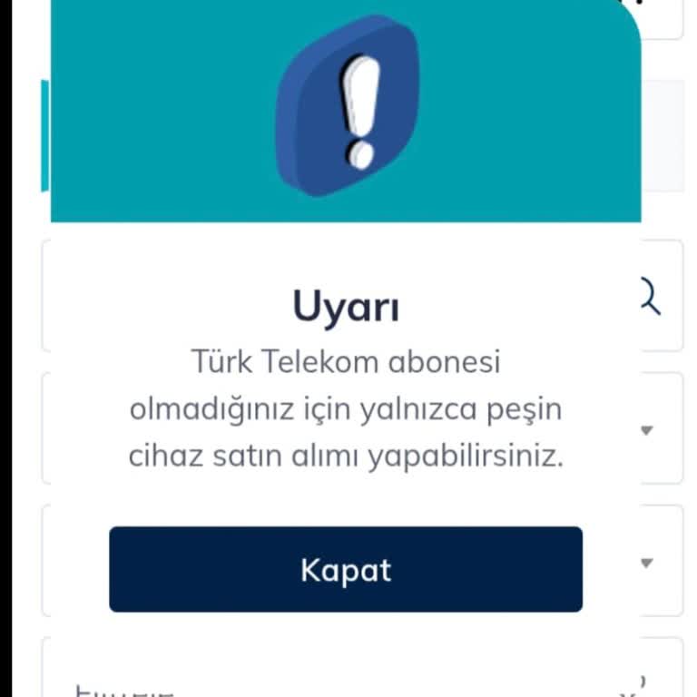 Türk Telekom'da Cihaz Alma Sorunu