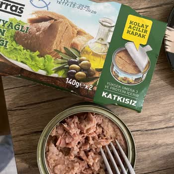 BİM Harras Marka Ton Balığında Şüpheli Kabarcıklar