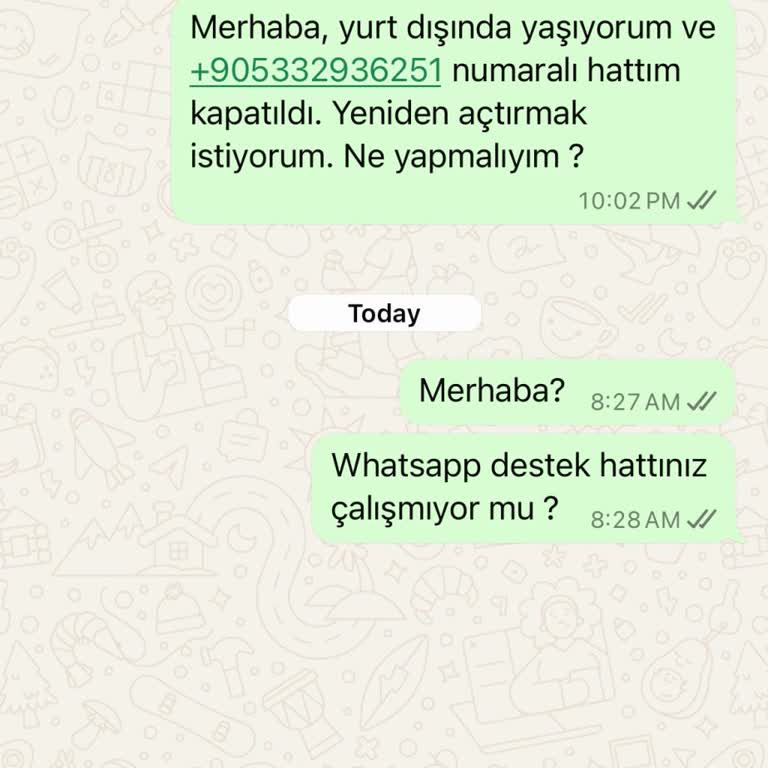 Yurt Dışında Hattın Habersiz Kapatılması Mağduriyeti