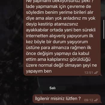 Yanlış Ayakkabı Numarası Ve İade Sorunu