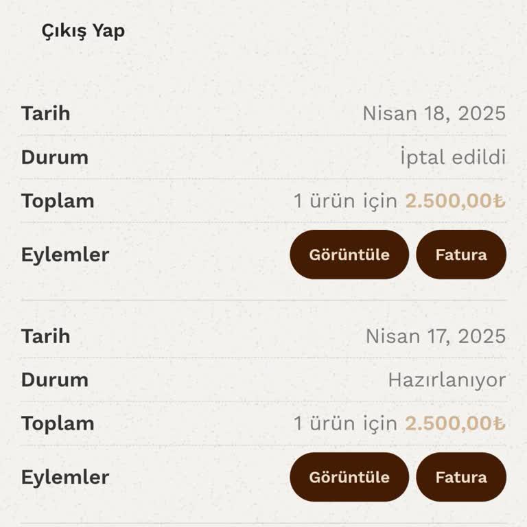 Yetkisiz İşlem: İyzico Üzerinden Tekrarlanan Sipariş Sorunu