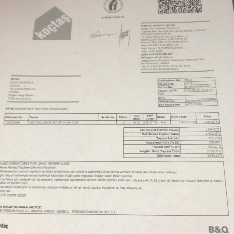 Patlayan Cam Ocak Ve Yanıltan Servis Deneyimi