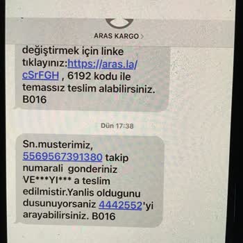 Aras Kargo İle Teslimat Sorunları Ve Yanıltıcı Bilgilendirme