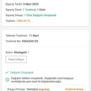 Trendyol'dan Gelen Yırtık Ayakkabı Sorunu