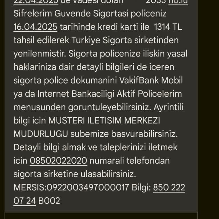 Otomatik Yenilenen Sigorta Ve Habersiz Kesinti