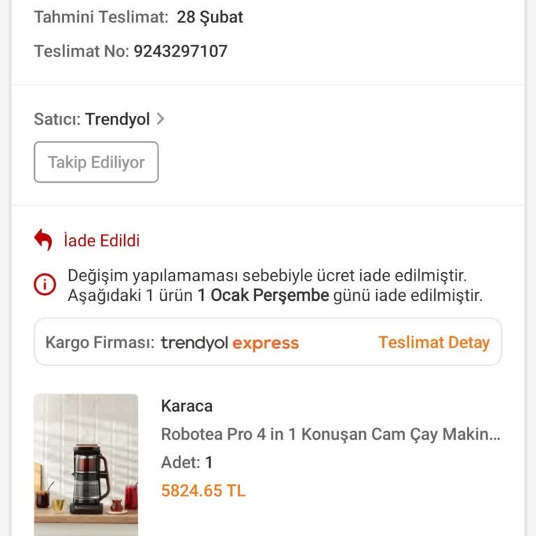 Trendyol'da İade Sürecinde Yaşanan Sorunlar Ve Saygısız Müşteri Hizmetleri Deneyimi