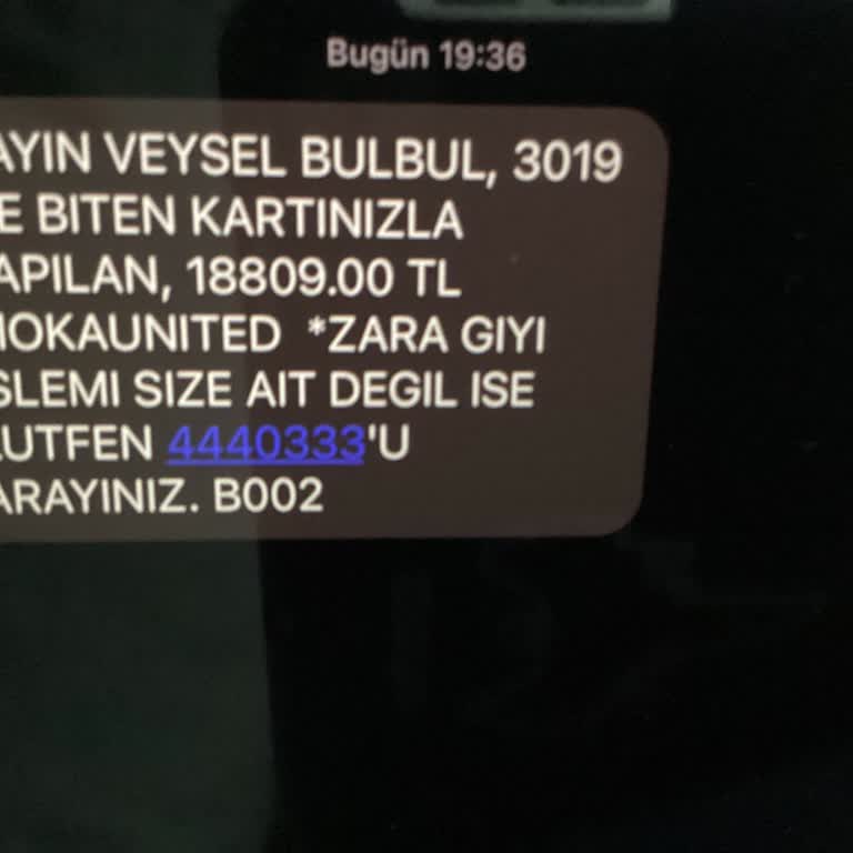 Bilinmeyen İşlem Ve Güvenlik Endişesi