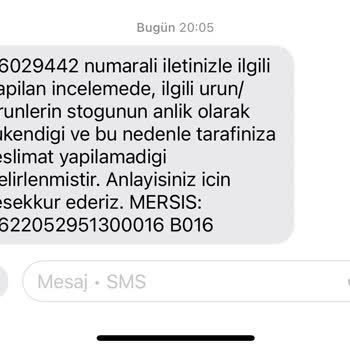 Sipariş Teslimatındaki Büyük Hayal Kırıklığı