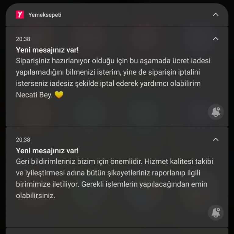 Teslimat Gecikmesi Ve Yetersiz Çözüm: Yemeksepeti'nden Hayal Kırıklığı